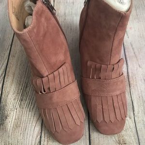 Steve Madden “Shooter” Suede Blush Bootie 8.5 NEW